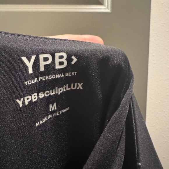 YPB SculptLUX Black Active Mini Dress | Sleeveless Workout Tennis Dress Size M - Picture 3 of 3